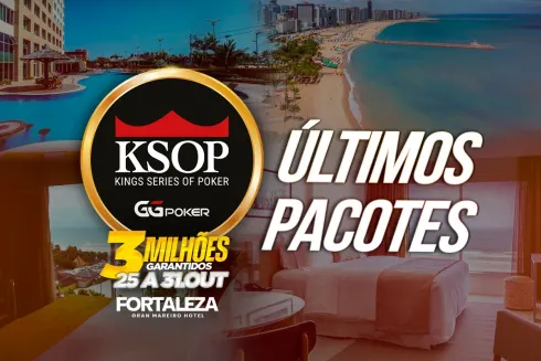 Os satélites para o KSOP Fortaleza estão chegando ao fim no GGPoker
