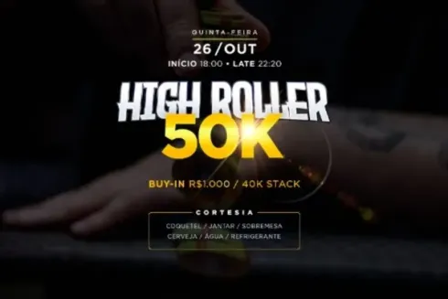 O High Roller promete agitar as mesas do H2 Campinas
