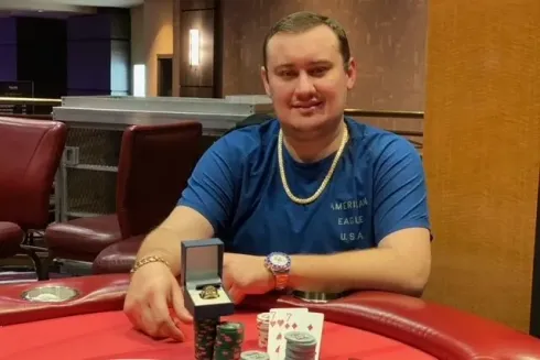 Marcos Exterkotter levou o anel de campeão no WSOPC Pompano (foto: Poker.Org/WSOP)
