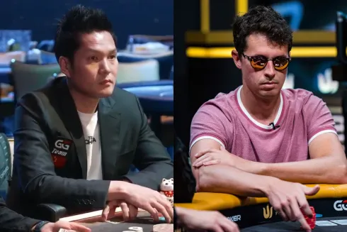 Ren Lin e Bruno Volkmann caíram em sequência na Triton Monte Carlo (foto: Triton Poker)
