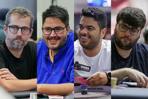 Bráulio Bianchetti, Fernando Viana, Gabriel Tavares e Vinicius Miranda estão na briga no Sunday Million
