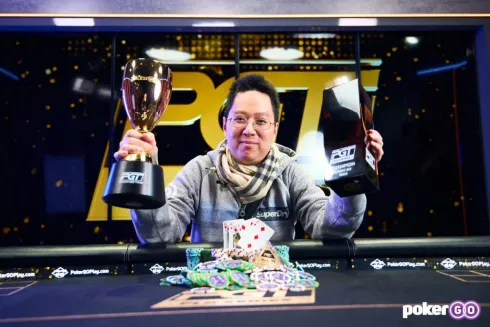 Daniel Geeng deu show no PGT PLO II (Foto: PokerGO)
