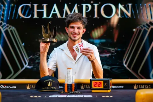 Mario Mosboeck derrotou Imad Derwiche no heads-up (Foto: Triton Poker)
