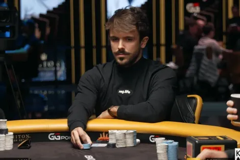 Yuri Martins tirou todas as fichas de Jan Schwippert (Reprodução/Twitch Triton Poker)
