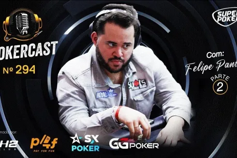 Felipe Pantoja retornou ao Pokercast no episódio 294
