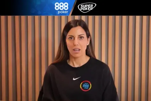 Lucia Navarro falou no canal do 888poker (Foto: Reprodução/YouTube)
