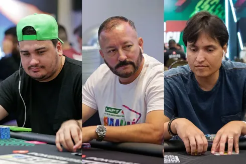 Johnatan Oliveira, Leonel Guerra e Fernando Araújo são os três primeiros no ranking geral do BSOP
