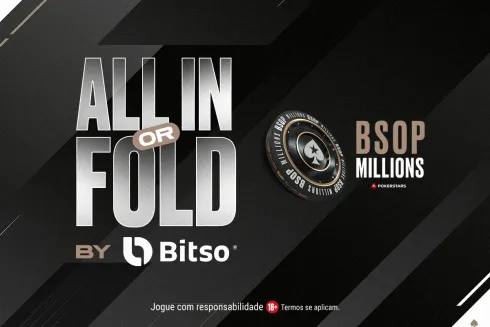 All in or Fold diário é exclusivo para clientes Bitso
