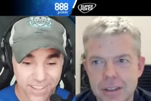 David Tuchman e Nick Wealthall ficaram surpresos com mão jogada no 888poker
