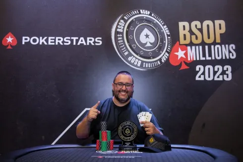 Helder Fontana – Campeão do PLO Daily 500 do BSOP Millions
