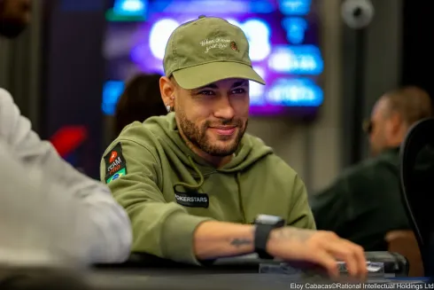 Neymar fez bonito no Sunday High Roller neste domingo (19)
