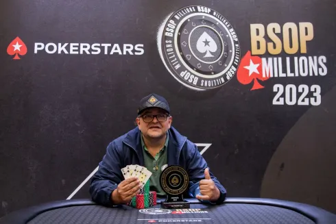 Cassio Fordiani – Campeão do PLO Daily 500 do BSOP Millions
