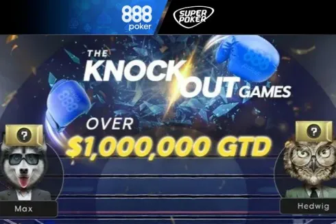 Knockout Games tem grade milionária no 888poker
