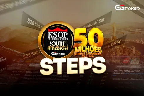 Steps do KSOP South America são grandes oportunidades no GGPoker
