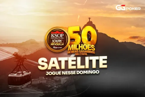 Satélite do KSOP South America distribuirá pacotes no GGPoker
