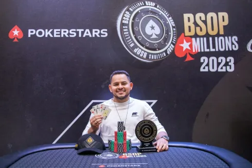 Wanderson Fernandes – Campeão do PLO Dealers Choice do BSOP Millions
