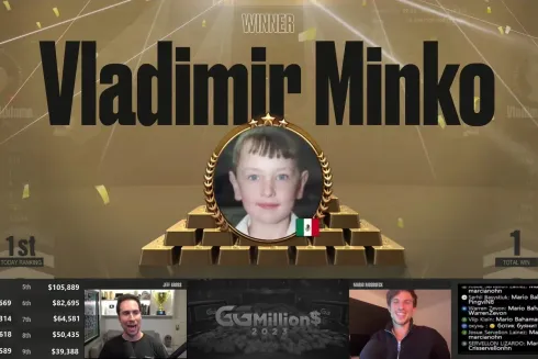 Vladimir Minko conquistou um título de respeito (Foto: Reprodução/YouTube @GGPoker)
