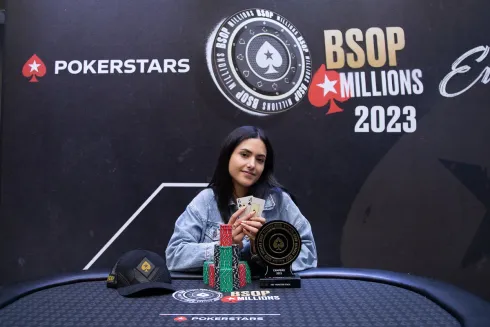 Karla Paz – Campeã Monster Stack – BSOP Millions
