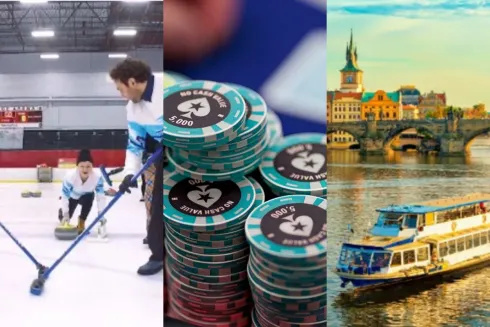 Curling e viagem de barco estão entre as atrações do EPT Praga
