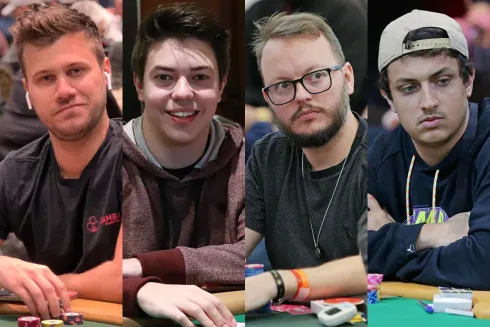 Kelvin Kerber, Nello Neto, Regis Kogler e Gabriel Nobrega passaram para o Dia 2 na WSOP Paradise
