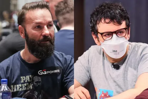 Daniel Negreanu colocou Isaac Haxton para pensar (Fotos: Diego Ribas/PxImages e PokerGO)
