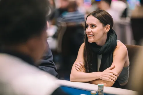 Thais Salzer fez bonito em Las Vegas (Foto: WPT)
