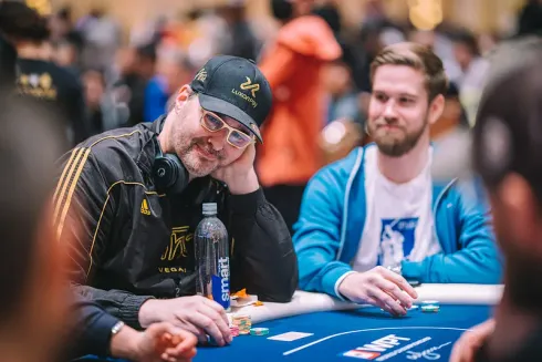 Phil Hellmuth não durou sequer um nível no WPT World Championship (foto: WPT)
