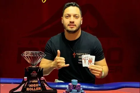 Edwigenes Pereira levou a melhor no High Roller do CMP
