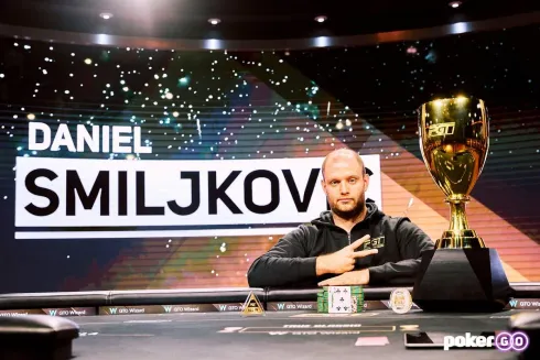 Daniel Smiljkovic, campeão do PGT Championship (Foto: PokerGO)
