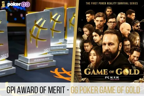 Game of Gold recebe o primeiro prêmio do 5º Global Poker Awards
