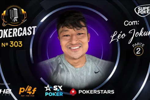 Léo Jokura esteve também no Pokercast 303
