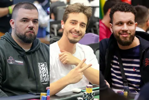 Pedro Padilha, Felipe Ketzer e Luiz Constantino representam o Brasil no top 10 do PokerStake
