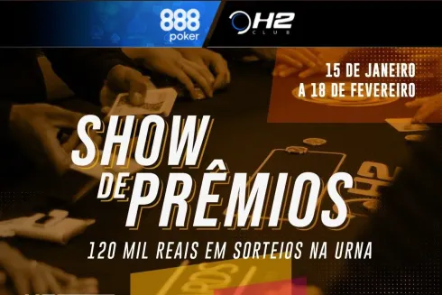 Show de Prêmios do H2 Club São Paulo acontecerá até o dia 18 de fevereiro
