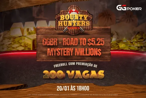 Road to Mystery MILLION$ colocará 200 brasileiros no torneio no GGPoker
