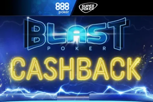 BLAST do 888poker dará cashback aos jogadores desta semana
