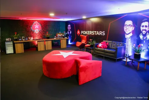 O PokerStars VIP Lounge garante conforto durante as etapas do BSOP
