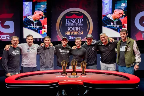 Mesa Final do Bounty Hunters Super High Roller do KSOP GGPoker SA
