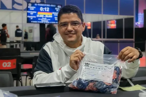 Rodrigo Guimarães ensacou o maior stack no Rio de Janeiro
