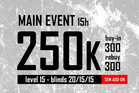 A Liga Evolution oferece um Main Event de R$ 250K e quase meio milhão no domingo
