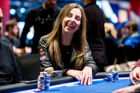 Maria Konnikova fez a festa logo na estreia na WSOP Circuit
