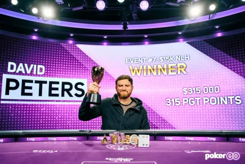 David Peters garantiu seu segundo troféu na PokerGO Cup
