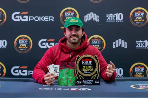 José Artur Ricci, campeão do Main Event Light do KSOP GGPoker SA
