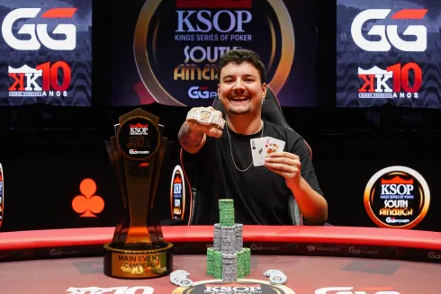 Bernardo Sette, campeão do Main Event do KSOP GGPoker South America
