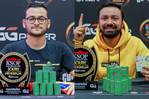 Julian Pineda e Fernando Gutierrez fecharam o KSOP GGPoker SA com vitória
