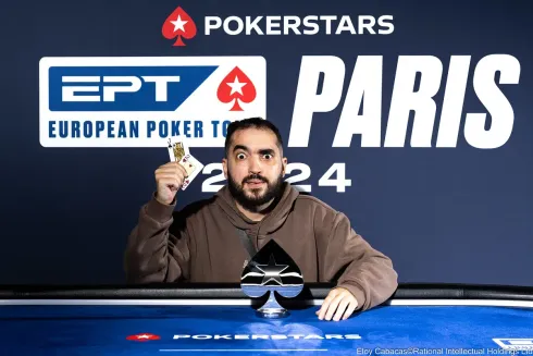 João Sydens, campeão do Evento #2 do EPT Paris
