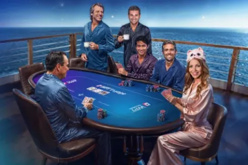 Mesa de poker ou cama? Evento com traje curioso dará início ao WPT Voyage