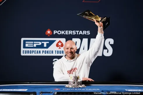 Henrik Juncker, campeão do FPS High Roller no EPT Paris
