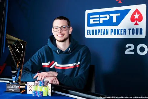 Thomas Santerne, campeão do Super High Roller do EPT Paris
