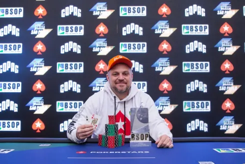 Rodrigo Garrido – Campeão do Turbo PKO do BSOP São Paulo
