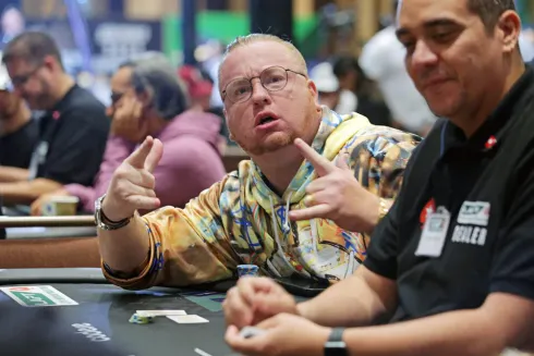 Leo Rizzo acaba de eliminar dois jogadores do torneio
